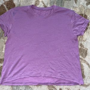 Lululemon train to be *Camo purple tee